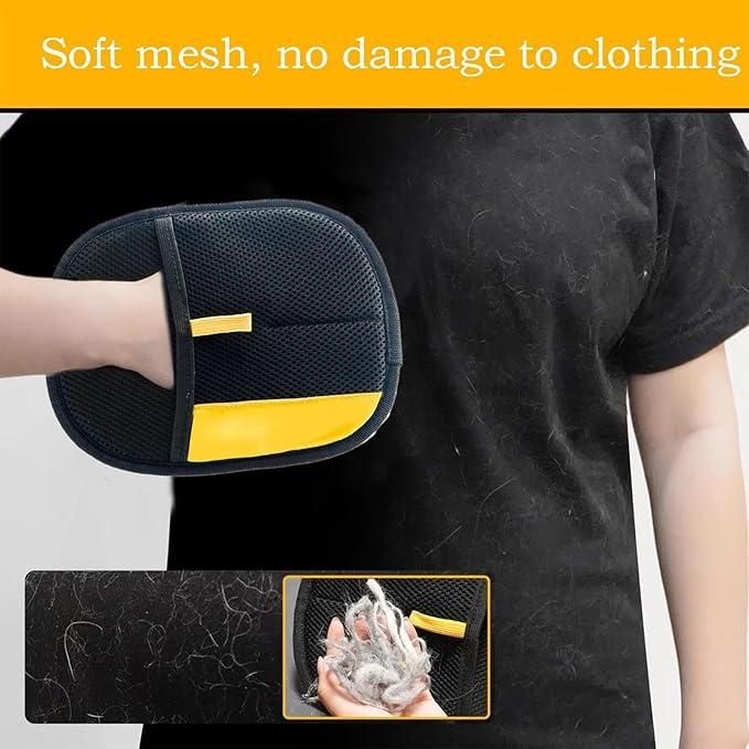 Pet Hair Removal Gloves – Grooming Mitt for Dogs Cats