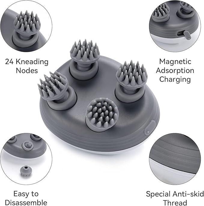 Electric Cat Massager – USB Rechargeable Groomer