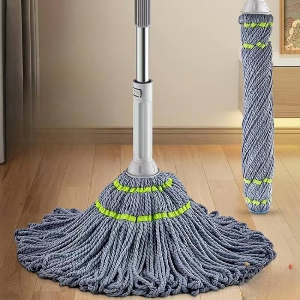 360° Spin Mop – Self-Wringing Rotating Floor Cleaner