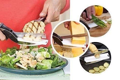 Clever Cutter – 2 in 1 Kitchen Knife & Scissors