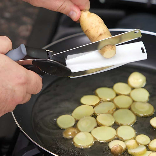 Clever Cutter – 2 in 1 Kitchen Knife & Scissors