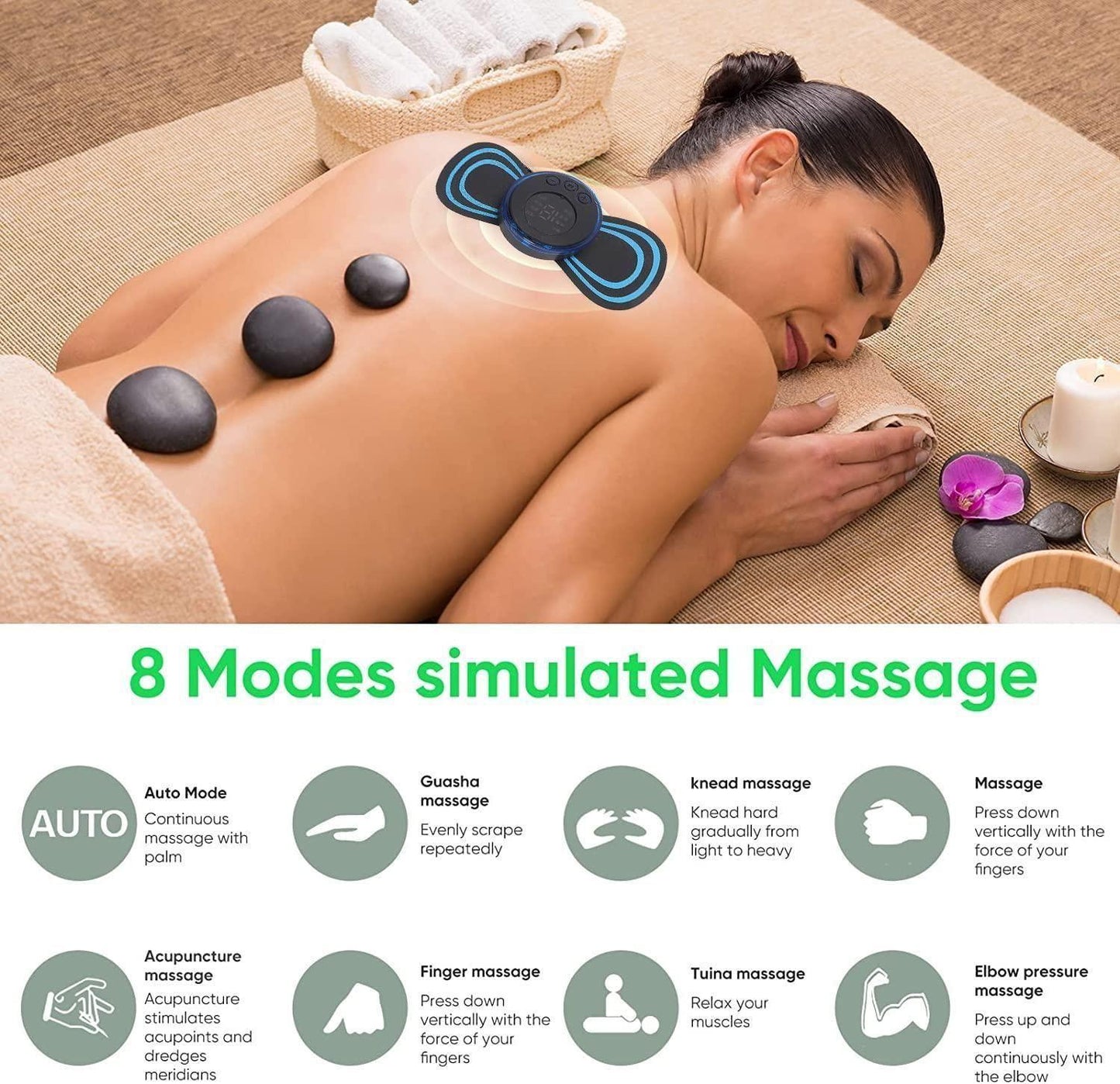 Mini Electric Massager – Rechargeable Pain Relief Device
