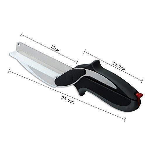 Clever Cutter – 2 in 1 Kitchen Knife & Scissors