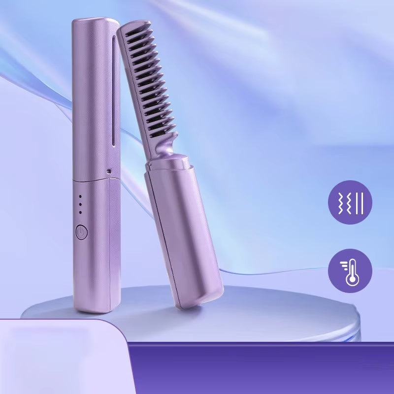 “Meneflix Portable Mini Hair Straightener – Cordless, Rechargeable & Travel-Friendly”