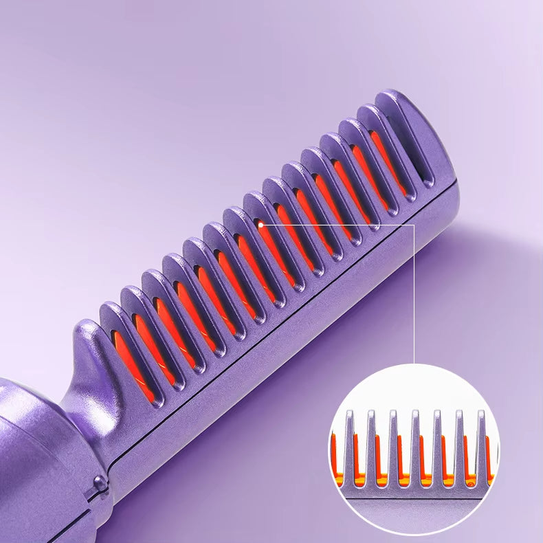 “Meneflix Portable Mini Hair Straightener – Cordless, Rechargeable & Travel-Friendly”